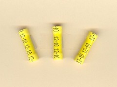 50 Yellow Insulated BUTT Terminal Connector Splice #12-10 Wire Gauge USA MOLEX