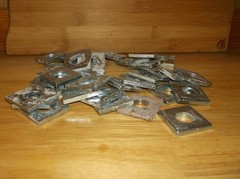 FASTENAL SQUARE CHANNEL WASHER LOT OF 35 48663