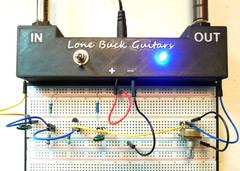 X-Large Guitar Pedal Building Breadboard True Bypass W Power supply& LPB-1 parts