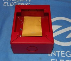 Lot of 3 NIB Simplex 690-317 2975-9178 CDT Red Fire Alarm Pull Station Box + …