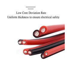 2Pin Silicone Wire 10-26AWG Copper Cable 5-20m Automotive Inverter