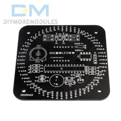 DIY Rotating LED Alarm Electronic Digital Clock Kit Learning Board 5V DS1302