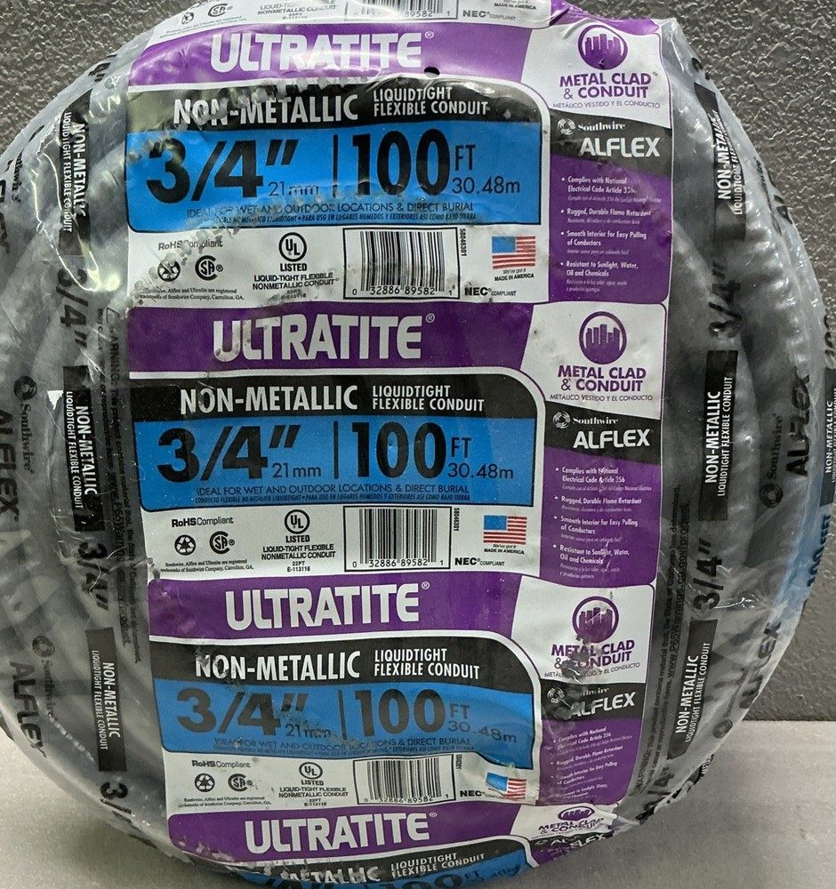 Southwire 3/4-in x 100-ft Non-metallic Liquid-tight Conduit