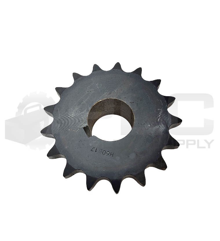 NEW TSUBAKI H60B17 SINGLE STRAND SPROCKET *HAS SHELF WEAR*