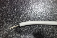 NEON GTO WIRE, WHITE High Voltage SILICONE Cable for Neon Transformer 25′ OF GTO