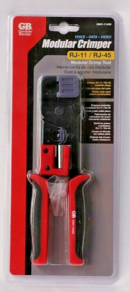 Gardner Bender GMC-1145D Telephone Crimp Modular Plug Tool