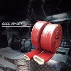 Silicone/Fibreglass Fire Sleeving Heat Shield Sleeve Φ 4-130mm