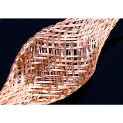 2.5mm² – 6mm² Copper Flat Braid Line Earth Ground Lead Strap Cable Wire 100 Pcs