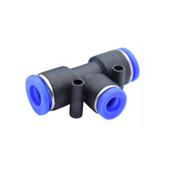 T Piece Adapter Pneumatic Push In Fittings Tee Connector Equal/Reducing Air Hose