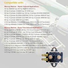 12V Marine Starter Solenoid Power Tilt Trim Solenoid Relay Number of Items: 1