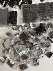 169 New AA Battery Holders Lot 2x 3x 4x Cells Mixed Sizes Prewired