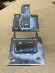 ( Pack Of 2 ) B-620A-SQ H-STRUT Fitting for 1-5/8″ Channels Post Base New