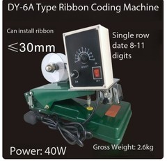 Color Ribbon Coding Machine, Constant Temperature Copper Character Hand Press