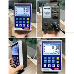 New 3 Axis LCD Dro Set Digital Readout System Display and 3 PCS 5U Linear