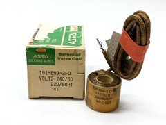 Asco 101-899-2-D Solenoid Valve Coil 240/60 220/50 HT Red-Hat