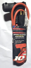 US Wire Indoor/Outdoor Extension Cord Tri-Tap 10Ft 14/3 Free Shipping