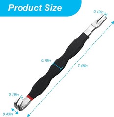 Electrical Disconnect Pliers, 7.48″x0.39″ Automotive Electr Color: Black 1 Pcs