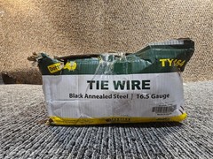 (QTY 12) LH Dottie TY164 400′ Tie Wire, Carbon Annealed Steel, 16.5 AWG, Black
