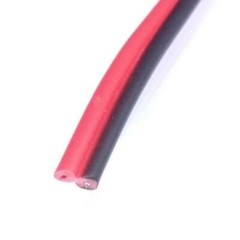 26awg UL-2468 PVC Flat Ribbon Wire Stranded Cables Red & Black 20meter