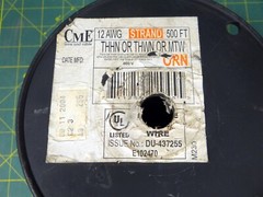 CME Wire 12g Orange Stranded Copper Wire – E102470 – Approx. 45′