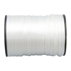 Mule Tape Flat Rope Polyester Pull Tape Gardening Commercial Electrical White