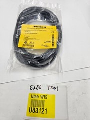 Turck Actuator Sensor Cordset 4M-4-Psg 4M/S90/S101 U-45396 Black 125V 2 Amps