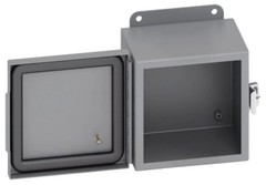 B-LINE 443-4CHC, Indoor/Outdoor JIC Panel Enclosure, 4x3x4, Steel, NEMA 4, 1pc
