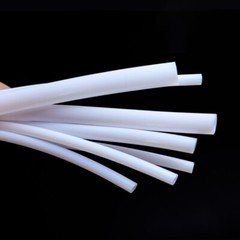 White PTFE Pipe Tubing / Pipe ID 0.3mm-16mm for 3D Printer Filament Extruder