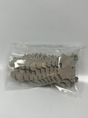 Weidmuller WDU 2.5 Terminal Blocks Beige 800V (Lot of 11) New Fast Ship