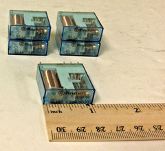 NEW, (LOT 5) FINDER 405290240000 8A 250V PLUG IN RELAY, FREE SHIPPING