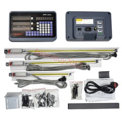 3Axis Digital Readout DRO Display 5µm Linear Scale 14”+18”+38”Kit CNC Milling