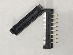 Flat Cable 16 Pins connector 6ft IDC Ribbon 1.27mm pitch and 5 sets connectors