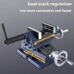 Precision Cross Plain Vise Workbench Bidirectional Mobile Vise Workbench