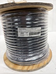 NEW 1284/01 T836-0, 600v, 105C, MTW, 1284/1232 Black, 200ft