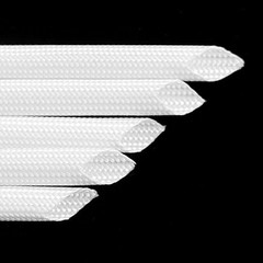 White Heat Resistant Sleeving Cable Wire High Temperature Component Lead Heat