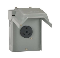 Midwest Electric 30A Outdoor Temporary RV Power Outlet U013PP