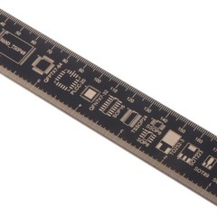 25cm 10 Inch Multifunctional PCB Ruler Measuring Tool Resistor Capacitor Chip IC