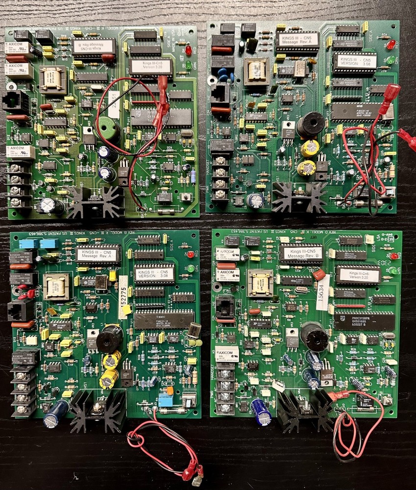 Kings III CN5 Elevator Emergency Phone Control Board Rev A/B Lot of 4