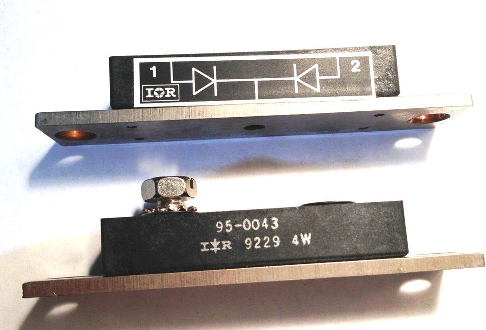 200 Amp Rectifier Part # 95-0043 By IR New Parts LOT OF 1