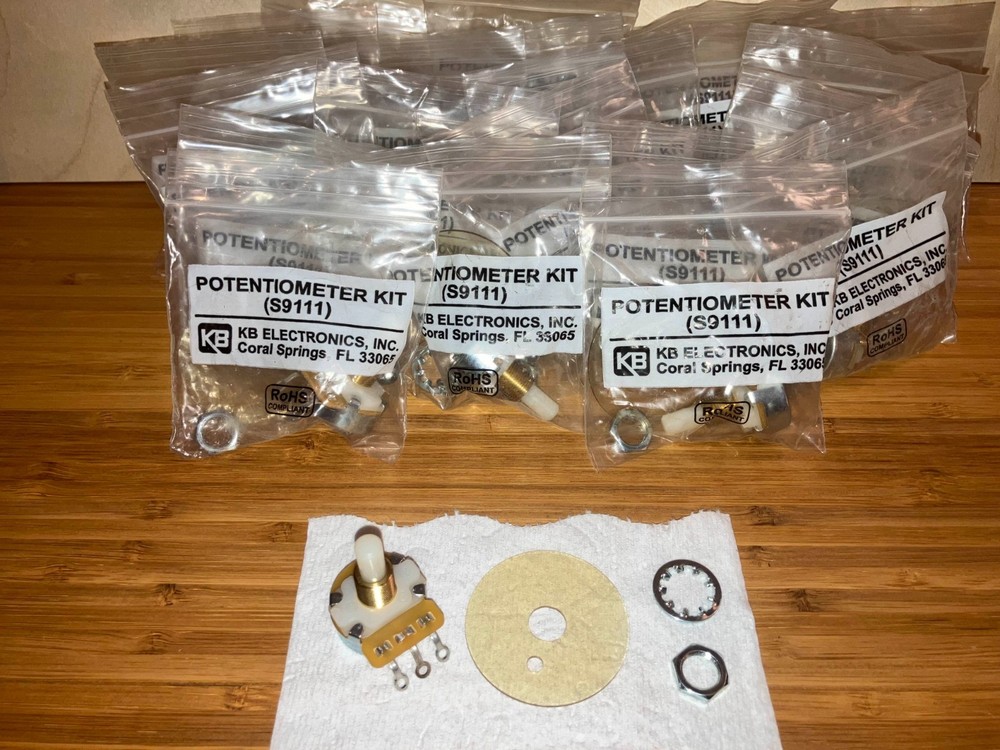 LOT OF 20 – KB ELECTRONICS S9111 POTENTIOMETER KIT