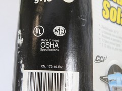 Coleman Cable Inc 172-49-R2 14 Gauge Extension Cable 25′ Long 15A 125V ! NEW !