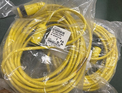 BRAD HARRISON/WOODHEAD 331020A04M100 MINI-CHANGE 10P M/F 10M AWG MPIS PVC CORD