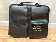 PLATT LUGGAGE ZIPPER TOOL CASE BOX Wheels Rolling 3 Set/ 1 Small Case Inside
