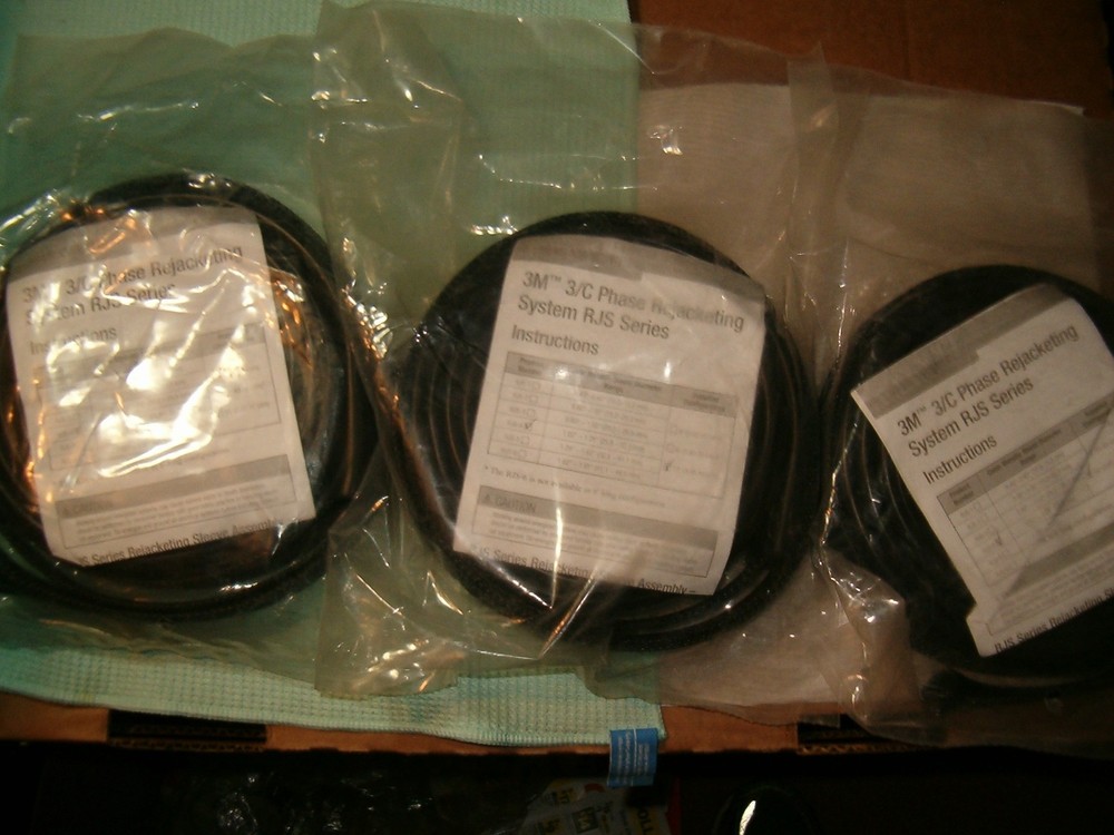 3 In Lot – 3M RJS Series 3/C Phase Rejacketing system RJS-4 w/ 10′ Configuration