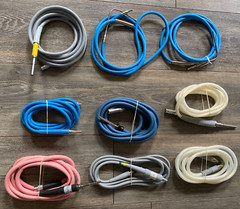 Lot of 9 -Untested Fiber Optic Cable -Nordex, Luxtec, ACMI, Pilling, Storz AS IS