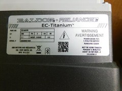 Baldor Reliance 5HP EC Titanium Frame 184TC 3 Phase ECS100T4H5EC4 NEW