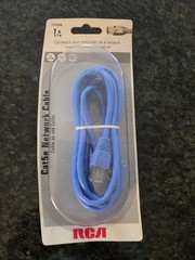 RCA Blue 7 ft Cat5e TPH530B LAN Computer Network Cable NEW
