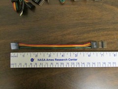 10 Pc 6-inch 5-Position Fem-Fem Ribbon Cable W/Male Headers +5V RX TX GND RES