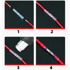 IP67 Waterproof Heat Shrink Solder Ring Terminal Wire Connector Electrical Use