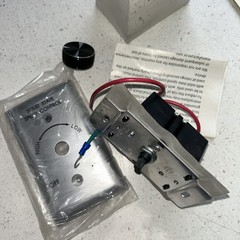 Raffel Systems 385031 FSC6-120 Wall Mount Solid State Speed Control Fan Silver